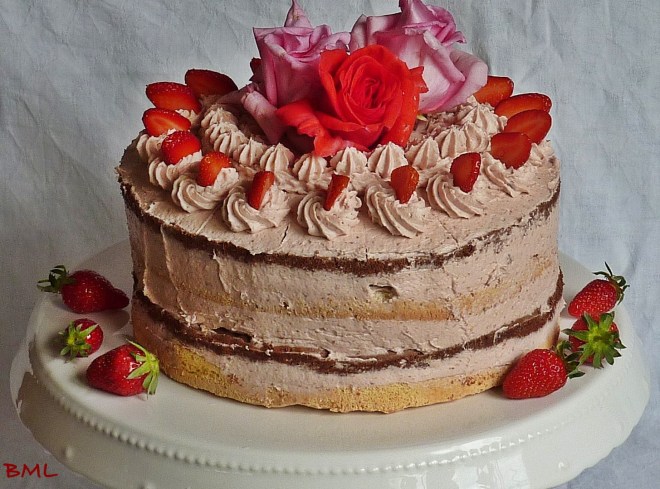 Erdbeerbuttercremetorte (33)