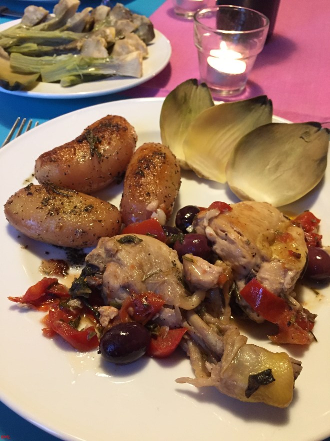 Geschmortes Hühnchen (1)