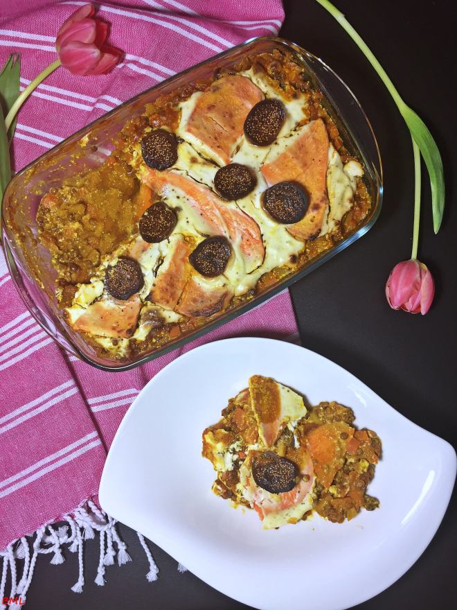 Süsskartoffel-Linsen-Lasagne (5)