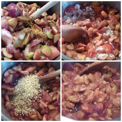 Gedeckter Pfirsichkuchen2