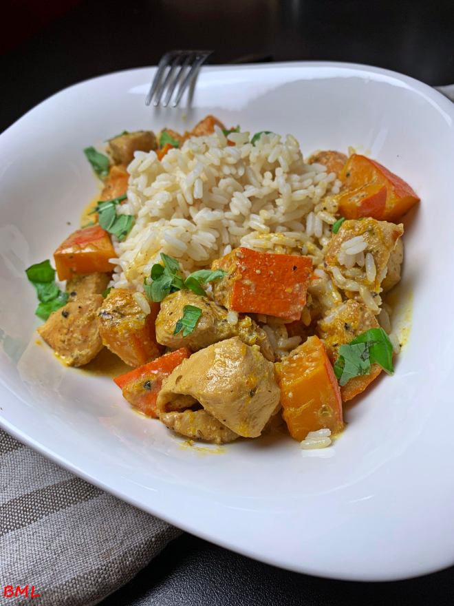 Kürbis-Hähnchen-Pfanne (1)