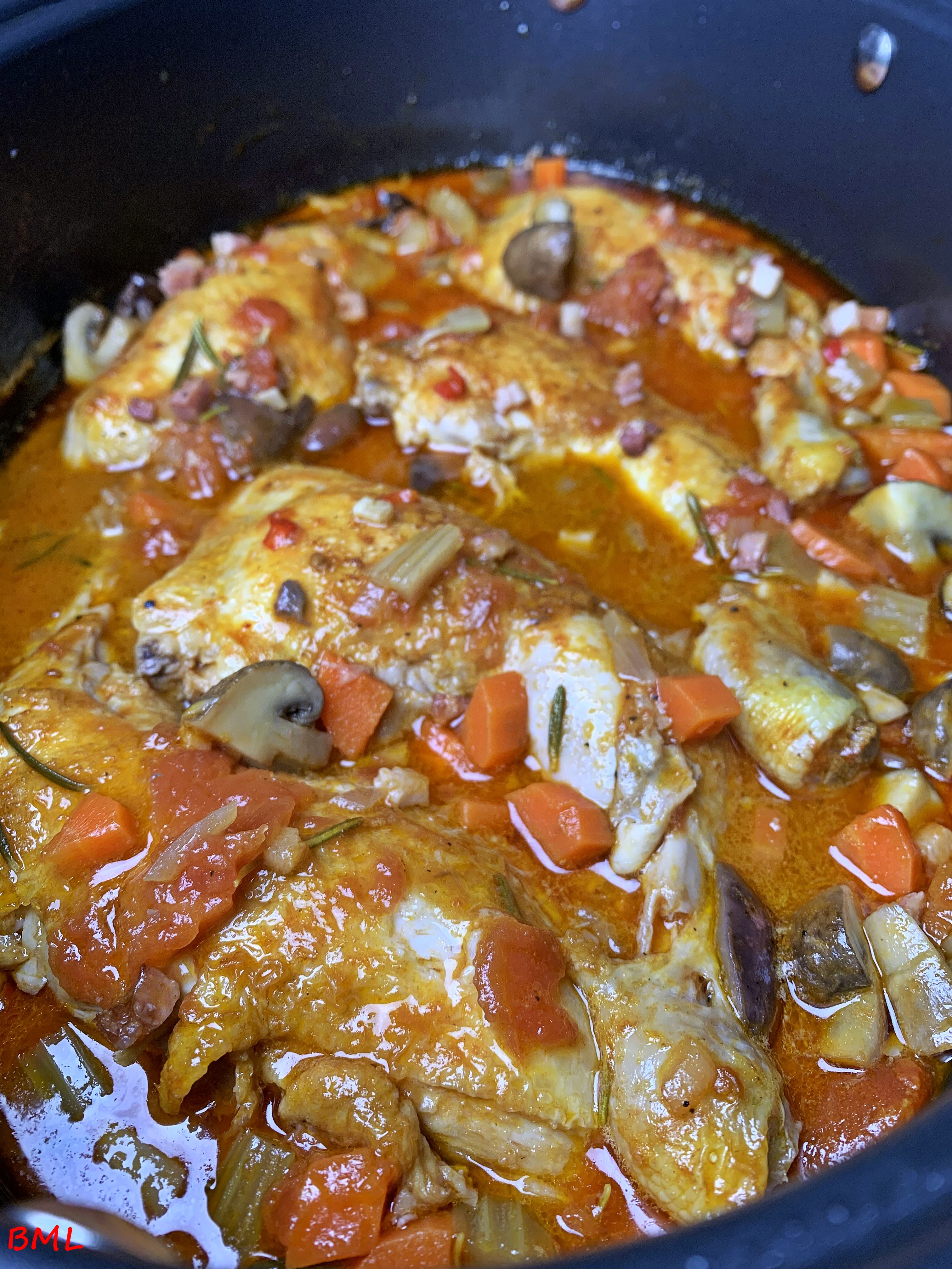 Hähnchen in Weisswein (2)