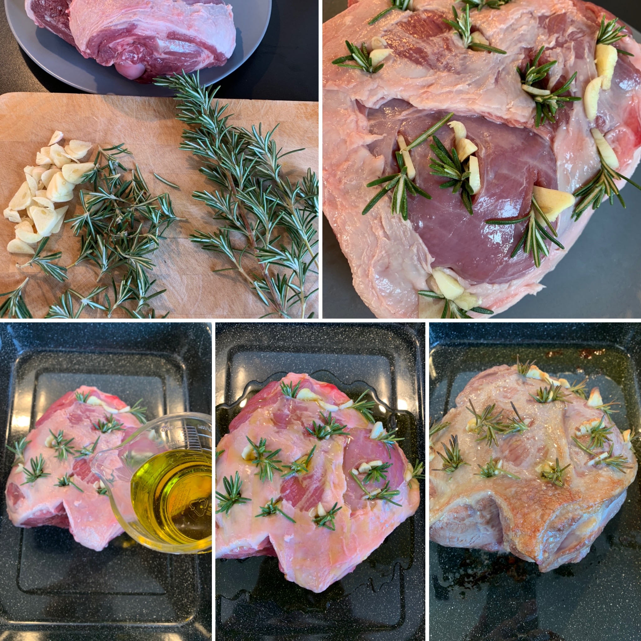 Lammkeule mit Rosmarin und Kartoffeln | Backen mit Leidenschaft