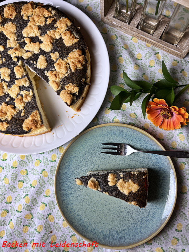 Mohn-Käse-Streuselkuchen…schon wieder ein Käsekuchen | Backen mit ...