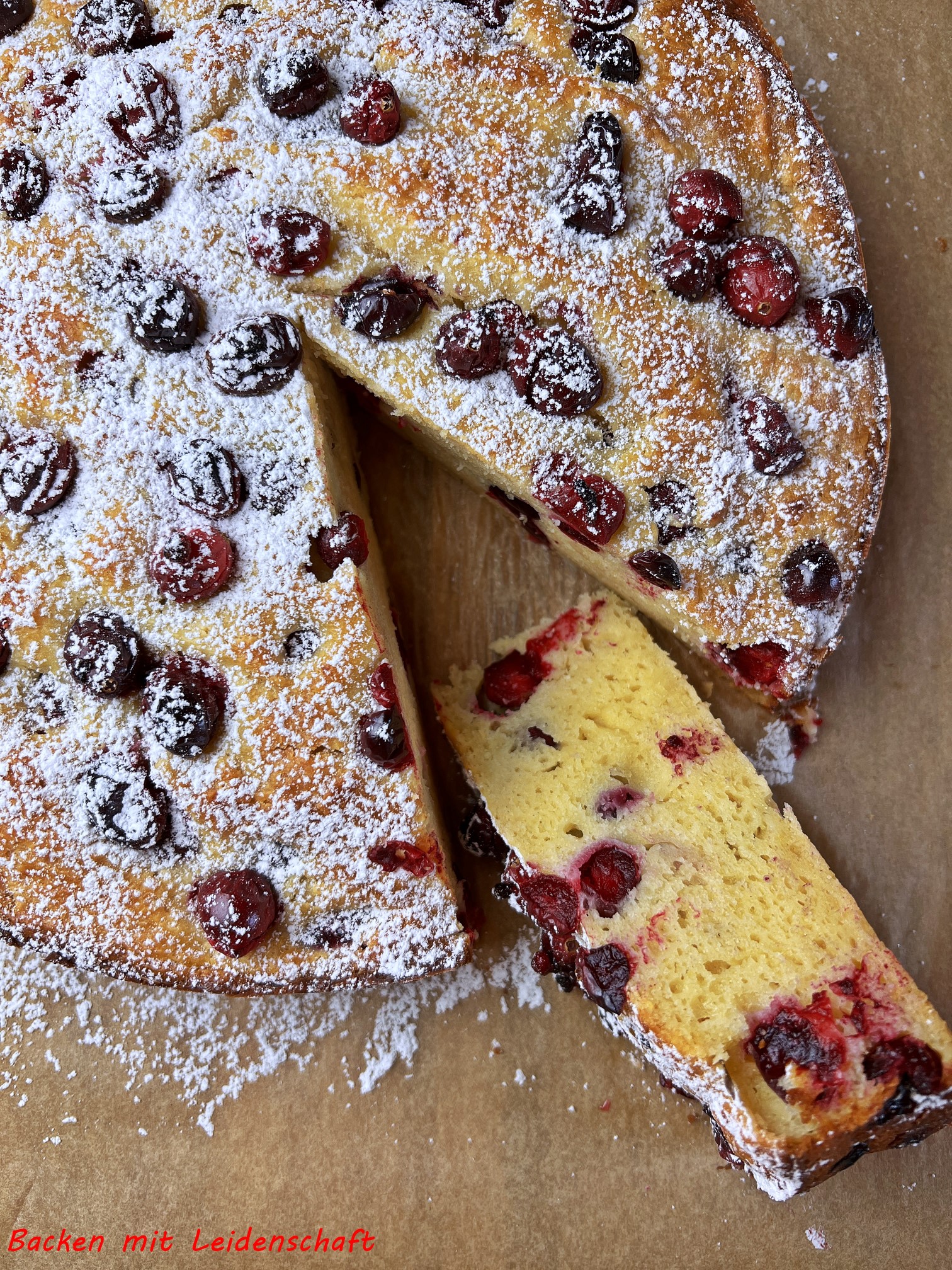 Ricotta-Cranberry-Kuchen | Backen mit Leidenschaft Ricotta-Cranberry-Kuchen | Backen mit Leidenschaft