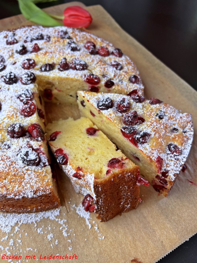Ricotta-Cranberry-Kuchen | Backen mit Leidenschaft Ricotta-Cranberry-Kuchen | Backen mit Leidenschaft