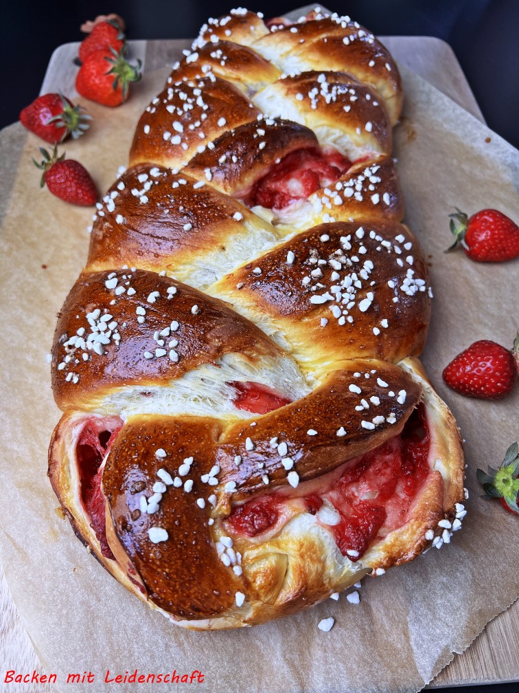Erdbeer-Zopf 2