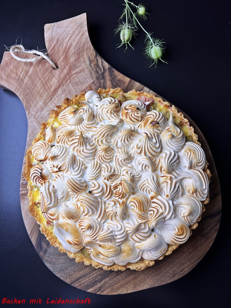Rhabarberkuchen Meringue 2